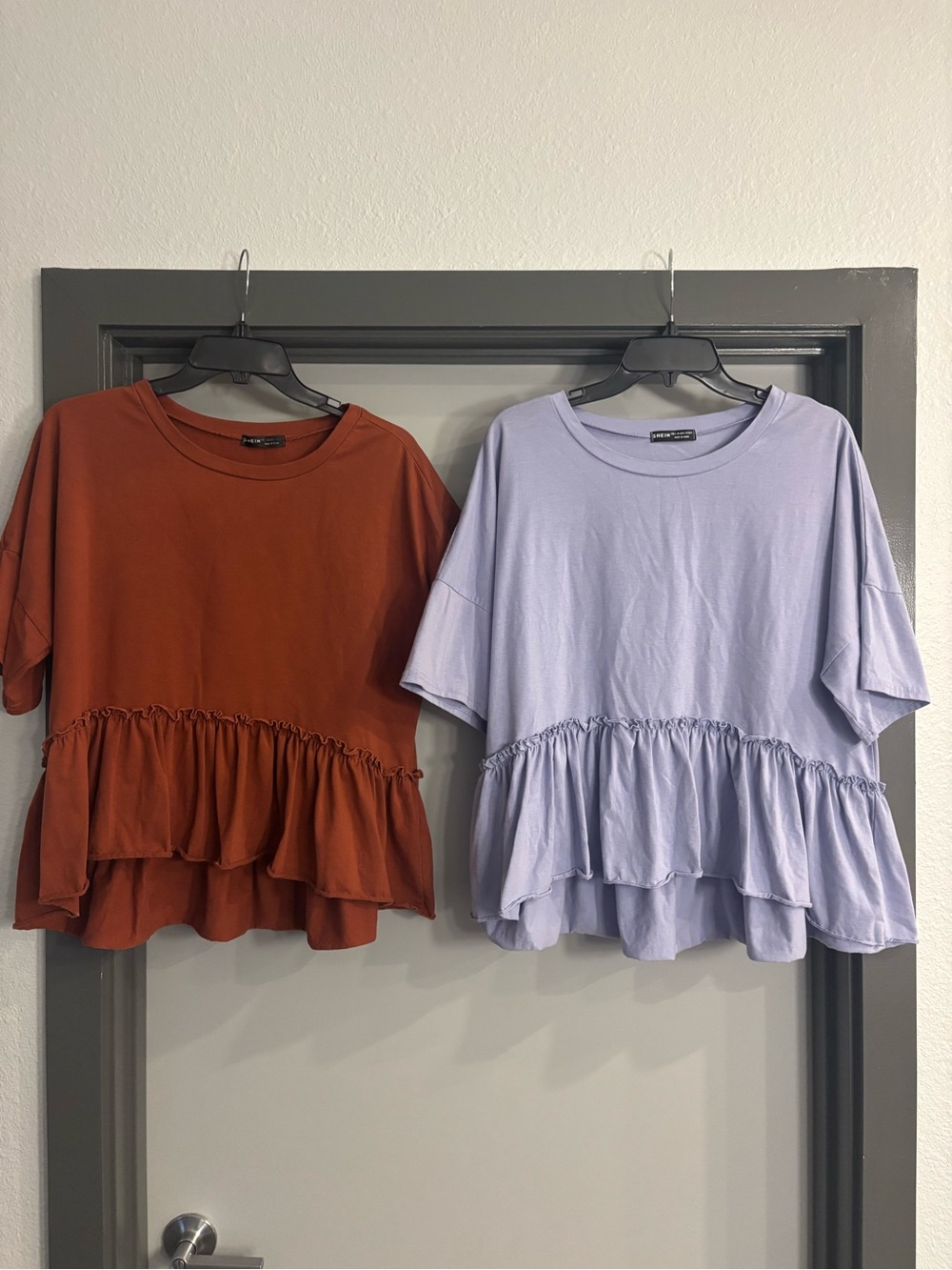 BUNDLE- Women’s Ruffle Hem Peplum Tops